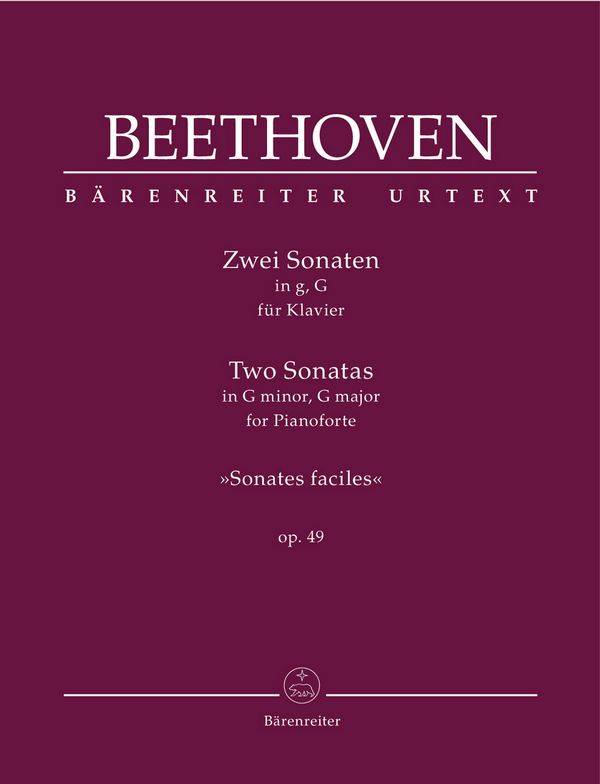 2 Sonaten op.49  für Klavier  