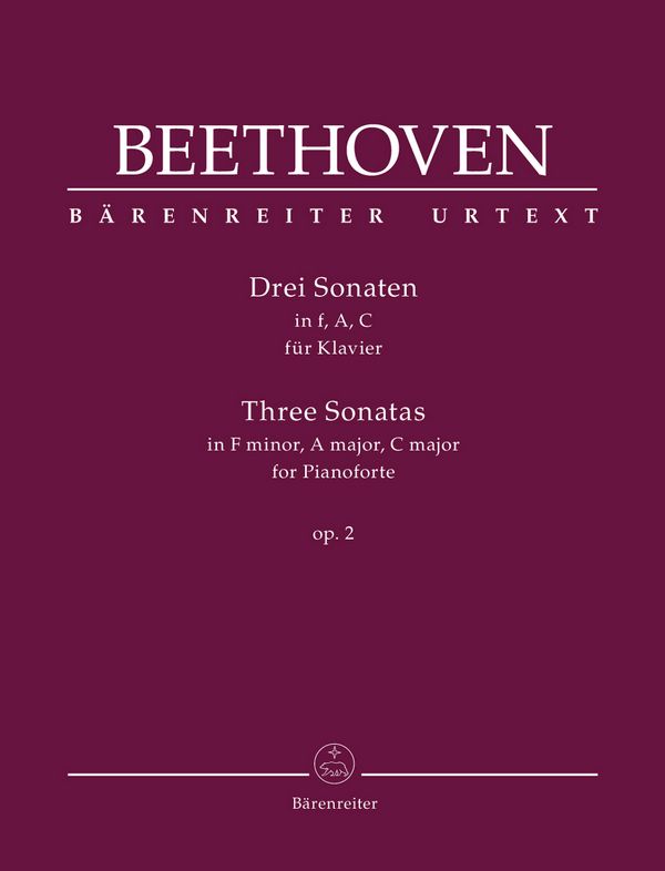 3 Sonaten op.2  für Klavier  