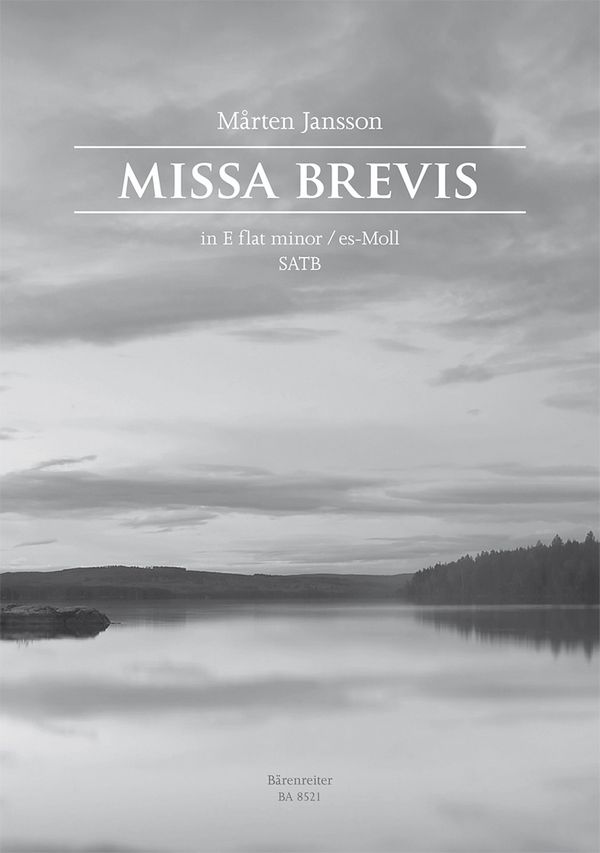 Missa brevis es-Moll  für gem Chor a cappella  Partitur (schwed/en)