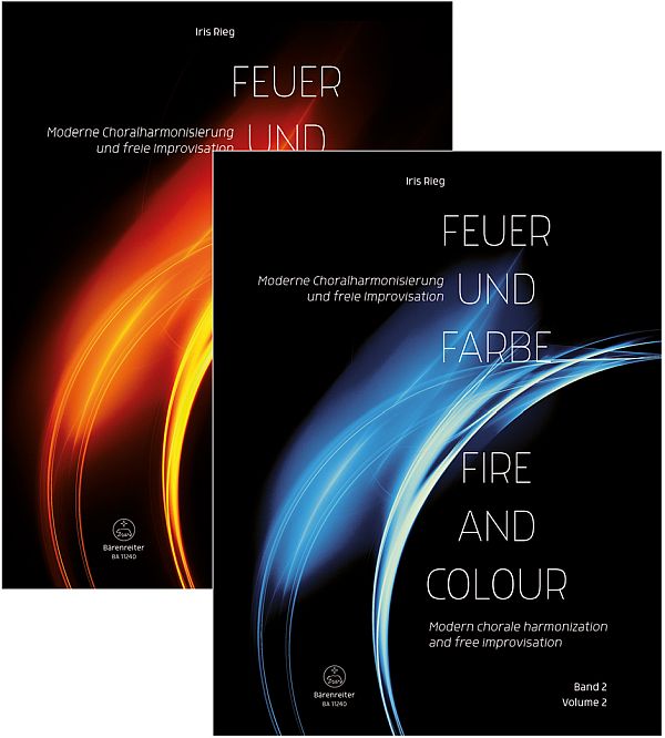 Feuer und Farbe / The Colours of Fire  für Orgel  Set mit 2 Bänden, Softcover (dt/en)
