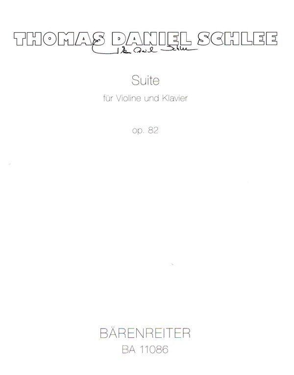 Suite op.82  für Violine und Klavier  