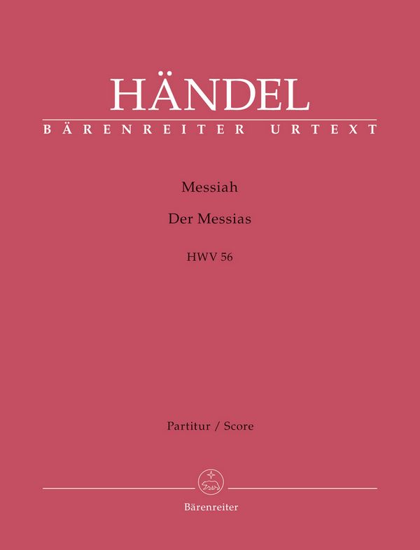 Der Messias HWV56&nbsp;&nbsp;für Soli, gem Chor und Orchester&nbsp;&nbsp;Partitur (dt/en),  broschiert