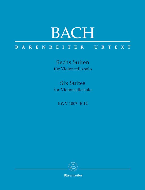 6 Suiten BWV1007-1012  für Violoncello  broschiert