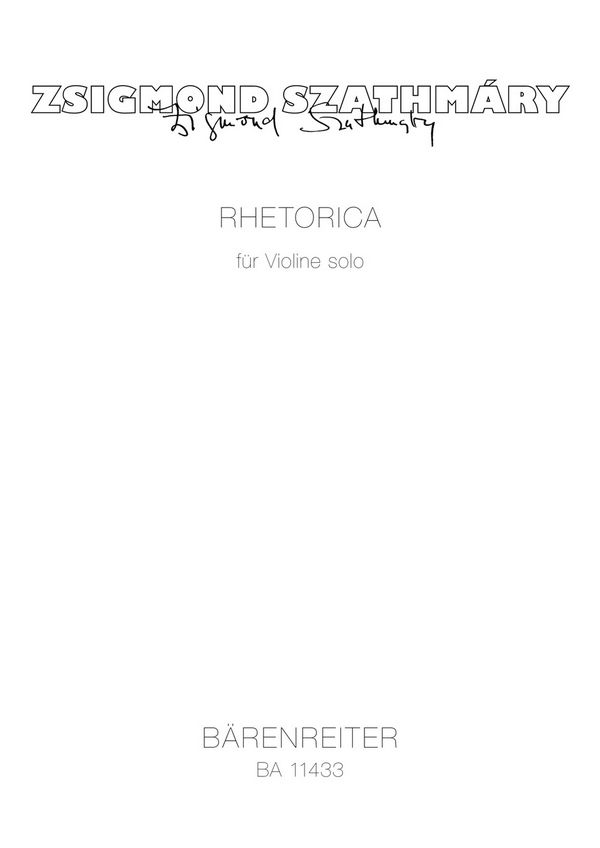 Rhetorica  für Violine  