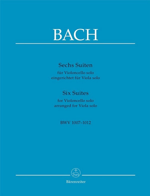 6 Suiten für Violoncello solo BWV1007-1012