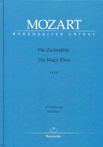 Die Zauberflöte KV620&nbsp;&nbsp;&nbsp;&nbsp;Klavierauszug,  gebunden