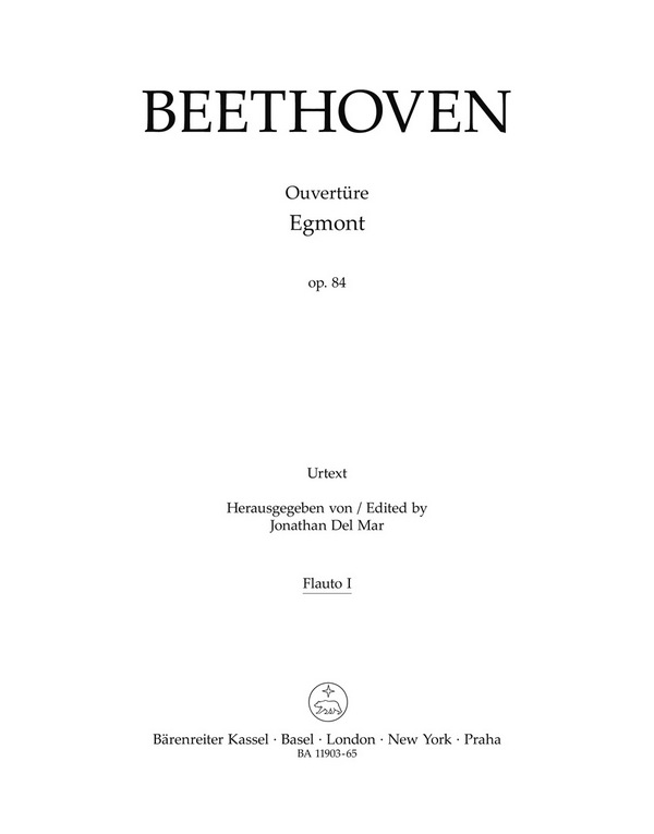  Overtüre 'Egmont' Op.84  für Orchester  Harmonie