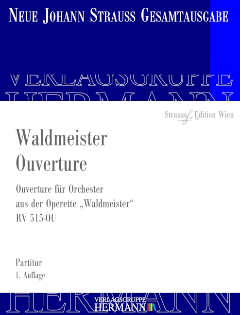Strauss (Sohn), Johann, Waldmeister Ouverture RV 515-OU&nbsp;&nbsp;Orchester&nbsp;&nbsp;Partitur