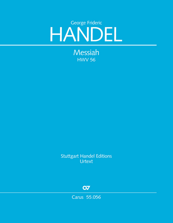 The Messiah HWV56 &nbsp;&nbsp;for soli, mixed chorus and orchestra (en/dt)&nbsp;&nbsp;score (paperback)