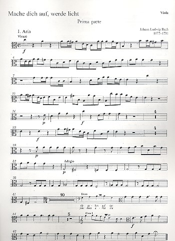 Mache dich auf, werde licht  für Soli, gem Chor und Instrumente  Viola