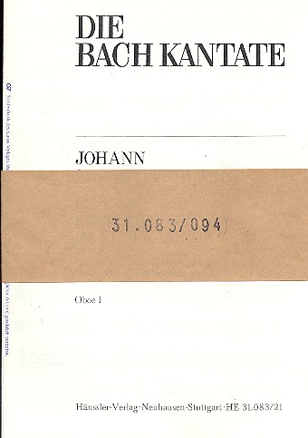 Erfreute Zeit im neuen Bunde Kantate Nr.83&nbsp;&nbsp;BWV83&nbsp;&nbsp;Harmoniestimmen