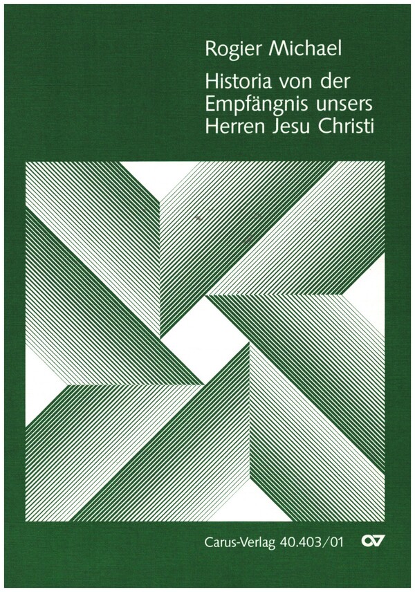 Die Empfängnis unsers Herren Jesu Christi&nbsp;&nbsp;für Tenor, Soliloquenten und gem Chor (SSATTB)&nbsp;&nbsp;Partitur