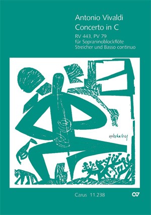 Konzert C-Dur RV443 &nbsp;&nbsp;für Sopraninoblockflöte, Streicher und Bc&nbsp;&nbsp;Partitur