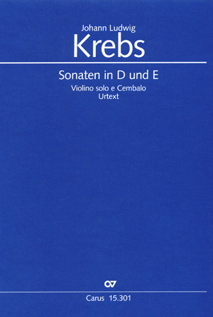 Sonaten in D und E für Violine  und Cembalo  Partitur und Stimmen
