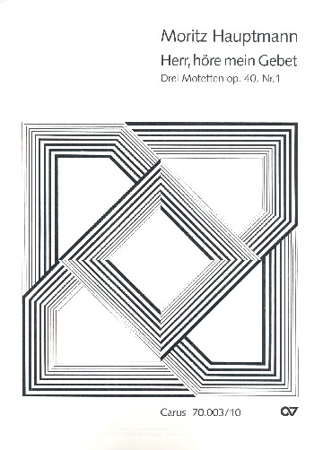 Herr höre mein Gebet op.40,1  für gem Chor a cappella  Partitur
