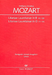 2 Litaniae Lauretanae  für Soli, gem Chor und Orchester  Studienpartitur
