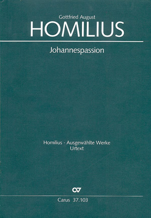 Johannespassion HoWV I.4 für  für Soli, gem Chor und Orchester  Partitur