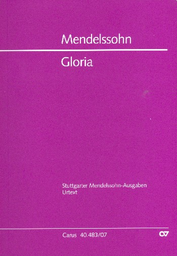Gloria Es-Dur&nbsp;&nbsp;für Soli (SSATB) , gem Chor und Orchester&nbsp;&nbsp;Studienpartitur