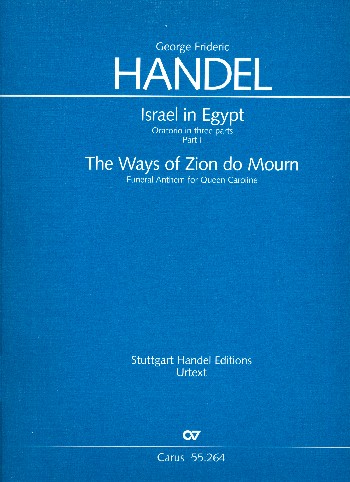 The Ways of Zion do mourn HWV264&nbsp;&nbsp;für Soli, gem Chor und Orchester&nbsp;&nbsp;Partitur