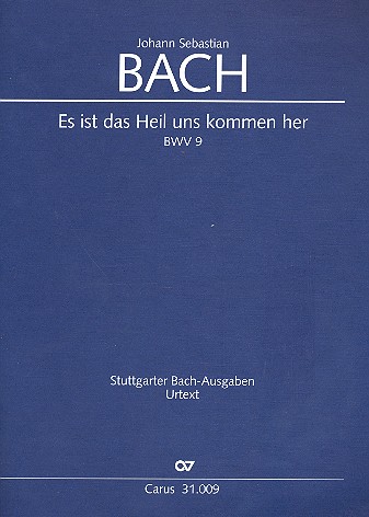 Es ist das Heil uns kommen her BWV9&nbsp;&nbsp;Kantate für Soli (SATB), gem Chor und Orchester&nbsp;&nbsp;Partitur (dt/en)