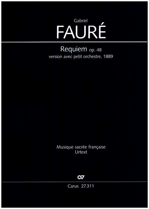 Requiem op.48 &nbsp;&nbsp;für Soli, gem Chor und Kammerorchester (mit komplettem Offertorium)&nbsp;&nbsp;Partitur