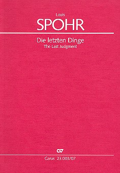 Die letzten Dinge  für Soli, gem Chor und Orchester  Studienpartitur (dt/en)