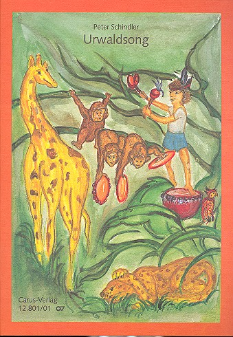 Urwaldsong (+CD)&nbsp;&nbsp;für 1-3stg. Kinderchor, Klavier/Keyboard und Rhythmusgruppe&nbsp;&nbsp;Partitur