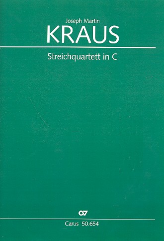Streichquartett C-Dur Nr.4 VB²186 (VB1/183)&nbsp;&nbsp;Partitur und Stimmen&nbsp;&nbsp;