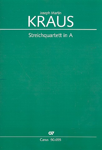 Streichquartett A-Dur Nr.5 op.1,1 VB²185&nbsp;&nbsp;Partitur und Stimmen&nbsp;&nbsp;