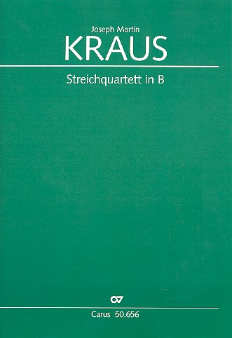 Streichquartett B-Dur Nr.6 op.1,2 VB²181&nbsp;&nbsp;Partitur und Stimmen&nbsp;&nbsp;