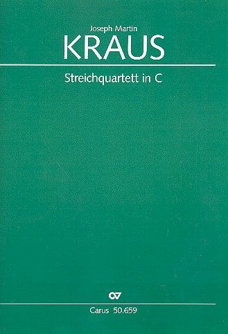 Streichquartett C-Dur Nr.9 op.1,5 VB²182&nbsp;&nbsp;Partitur und Stimmen&nbsp;&nbsp;