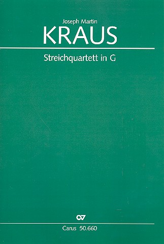 Streichquartett G-Dur Nr.10 op.1,6 VB²187&nbsp;&nbsp;Partitur und Stimmen&nbsp;&nbsp;