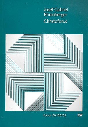 Christoforus op.120 für Soli, gem Chor&nbsp;&nbsp;und Orchester&nbsp;&nbsp;Klavierauszug (dt/en)