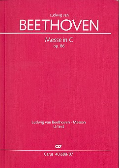 Messe C-Dur op.86 für Soli, gem Chor&nbsp;&nbsp;und Orchester&nbsp;&nbsp;Studienpartitur
