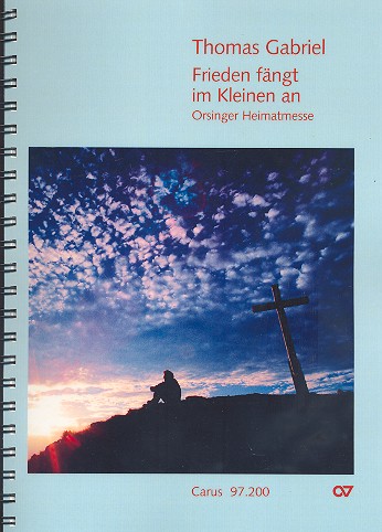 Frieden fängt im Kleinen an für Solo,&nbsp;&nbsp;gem Chor und Kammerorchester&nbsp;&nbsp;Partitur (für Kammerorchester)