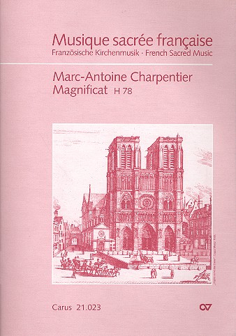 Magnificat H78  für 5 Stimmen (gem Chor) und Instrumente  Partitur