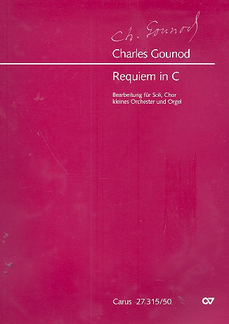 Requiem C-Dur op.posth. für Soli,gem Chor,&nbsp;&nbsp;Kammerorchester und Orgel&nbsp;&nbsp;Partitur