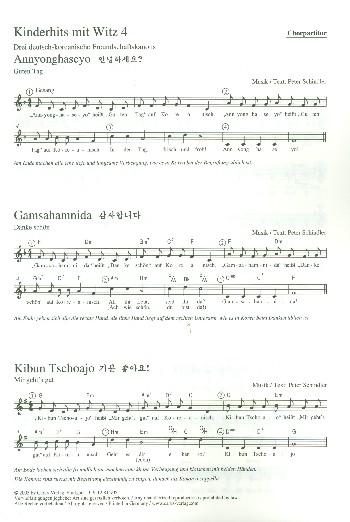 Kinderhits mit Witz Band 4&nbsp;&nbsp;für Kinderchor, Klavier und Rhythmusgruppe&nbsp;&nbsp;Chorpartitur