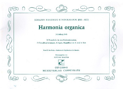 Harmonia organica 14 Präambeln und andere Stücke  für Orgel  