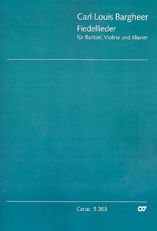 Fiedellieder &nbsp;&nbsp;für Bariton, Violine und Klavier&nbsp;&nbsp;Stimmen