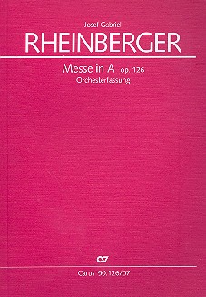 Messe A-Dur op.126 für&nbsp;&nbsp;Frauenchor und Orchester&nbsp;&nbsp;Studienpartitur