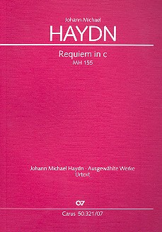Requiem c-Moll   für Soli, gem Chor und Orchester  Studienpartitur