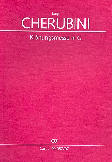 Krönungsmesse in G  für gem Chor und Orchester  Studienpartitur