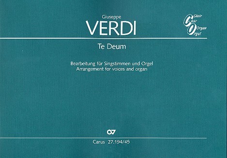Te Deum für 2 gem Chöre und Orgel&nbsp;&nbsp;Partitur&nbsp;&nbsp;