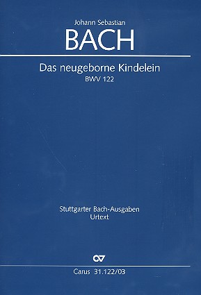 Das neugeborne Kindelein&nbsp;&nbsp;Kantate Nr.122 BWV122&nbsp;&nbsp;Klavierauszug (dt/en)
