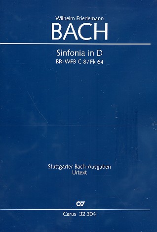 Sinfonia D-Dur BRWFBC8/FK64&nbsp;&nbsp;für Kammerorchester&nbsp;&nbsp;Partitur