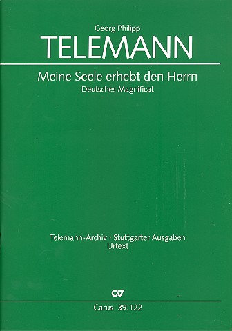 Meine Seele erhebt den Herrn&nbsp;&nbsp;für Soli, gem Chor und Instrumente&nbsp;&nbsp;Partitur und Stimmen (3-3-2-3)