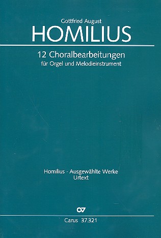 12 Choralbearbeitungen für Melodieinstrument  (meist Oboe) und Orgel  