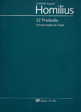 Ausgewählte Werke Reihe 4 Band 2  32 Choralvorspiele für Orgel  
