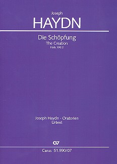 Die Schöpfung Hob.XXI:2  für Soli, gem Chor und Orchester  Studienpartitur (dt/en)